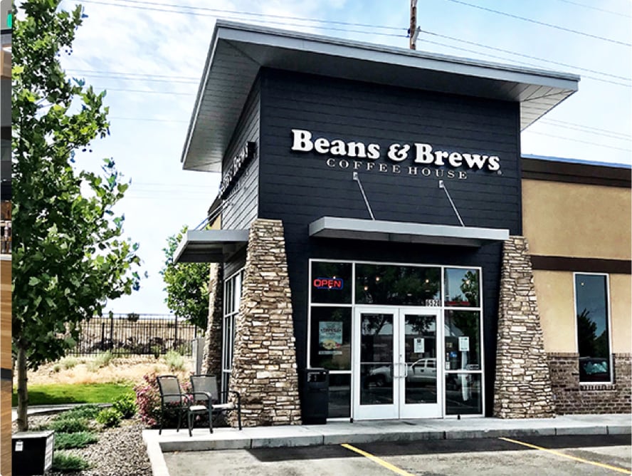 Beans & Brews exterior