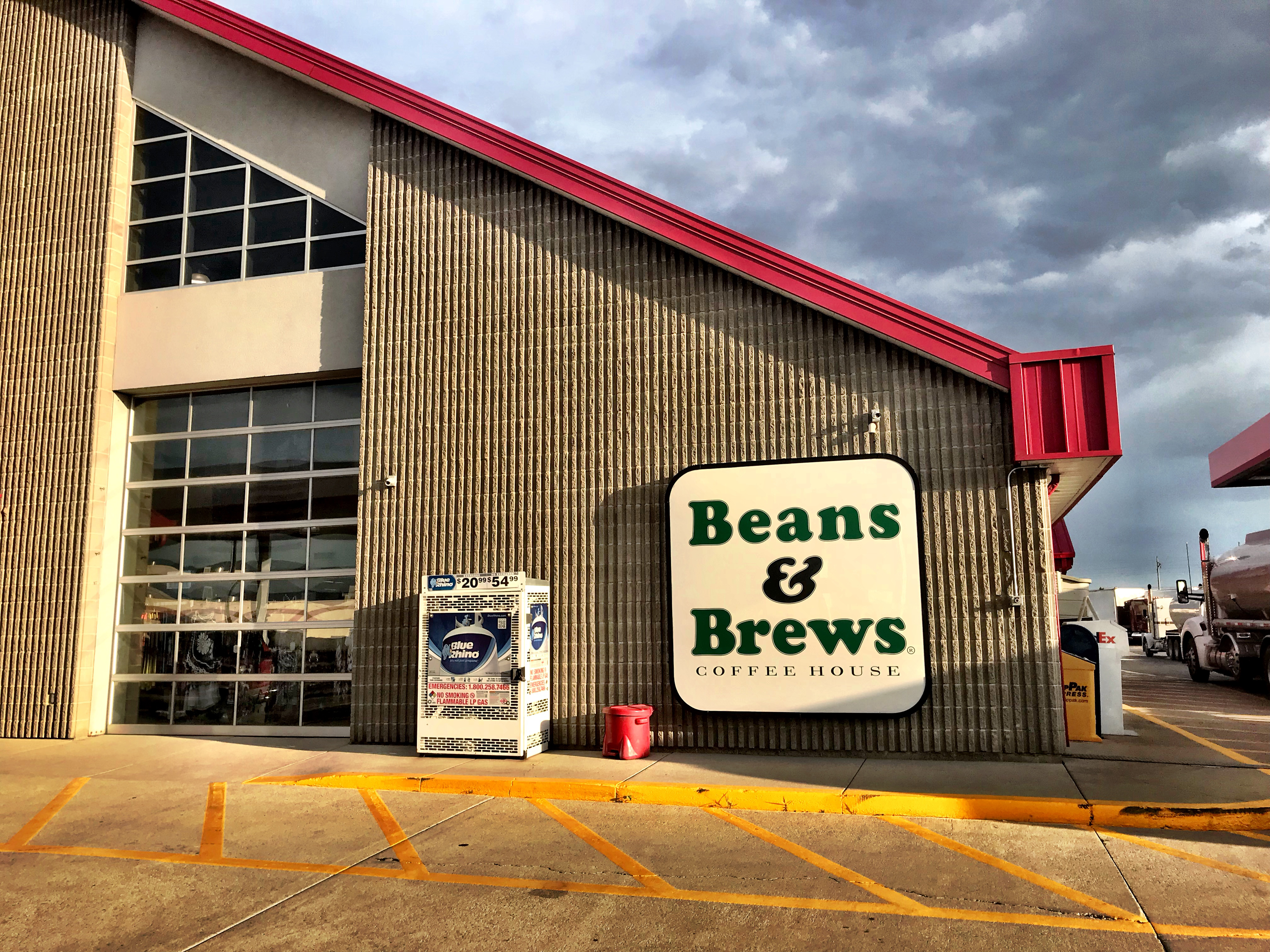 Exterior photo of Salt Lake (inside Sapp Bros.) Beans and Brews