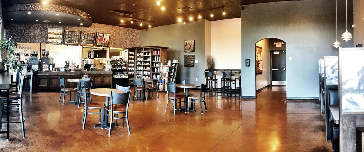 Interior photo of Ogden on Harrison Blvd. Beans and Brews