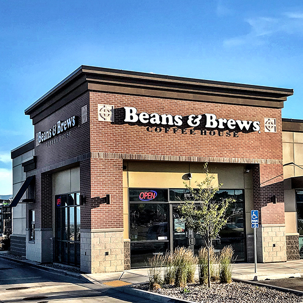 Exterior photo of Lehi on Traverse Parkway Beans and Brews