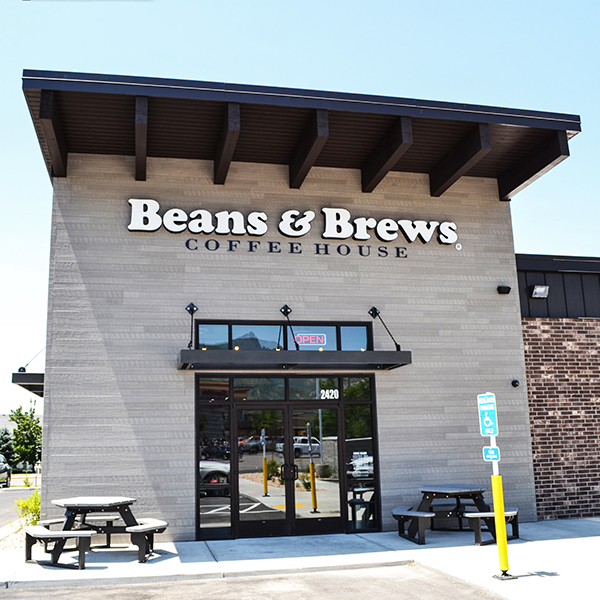 Exterior photo of North Ogden Beans and Brews