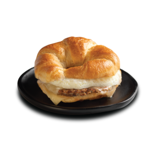 Sausage Egg and Cheddar Croissant