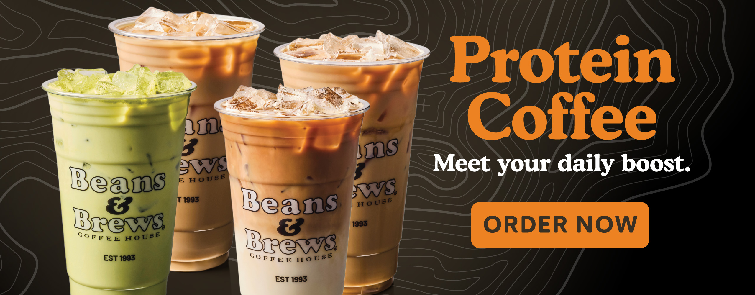 Protein Coffee. Meet your daily boost.