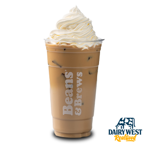 Iced Hot Honey Latte