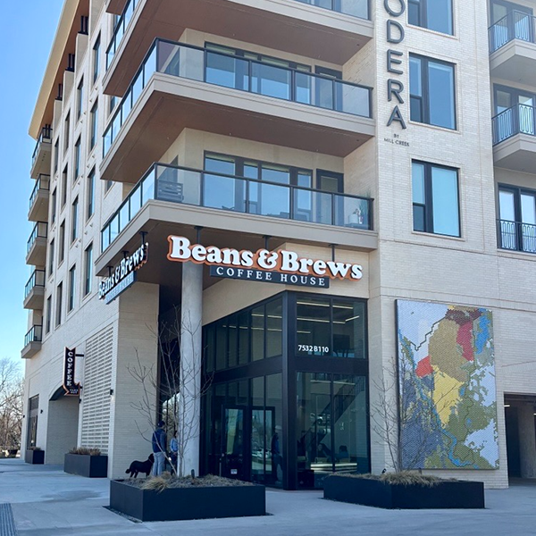 Exterior photo of Dallas - NOW OPEN! Beans and Brews