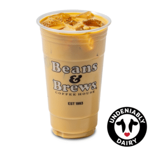 Iced Golden Protein Latte