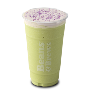 Matcha Frappe with Lavender Soft Top